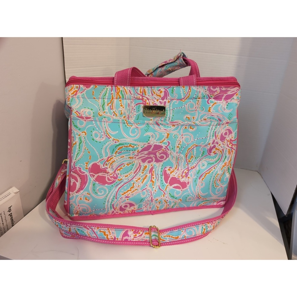 Lilly Pulitzer Insulated Soft Beach Cooler Adjustable Shoulder Strap With Handle